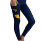 915 -West Virginia University 'Let's Go' Cell Phone Pocket Legging/Navy