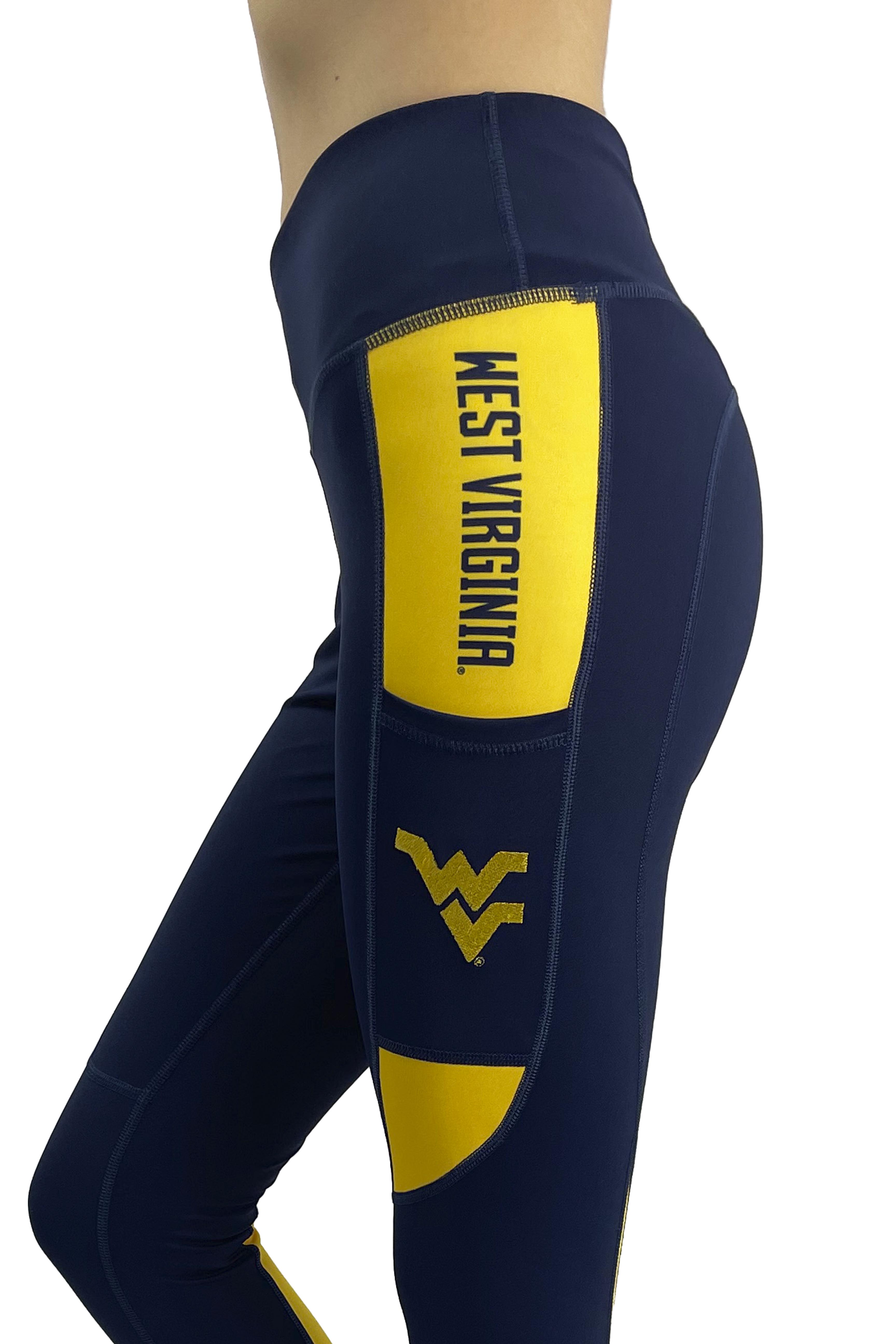 WVU, West Virginia College Concepts Women's Centerline Leggings