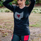 HC - Ohio Hearts Unisex Longsleeve Tee/Black- FINAL SALE