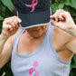 3008 - Komen Columbus Pink Ribbon Running Hat/Black