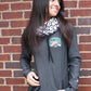 934 - The Ohio University Funnel Neck Long Sleeve/Onyx
